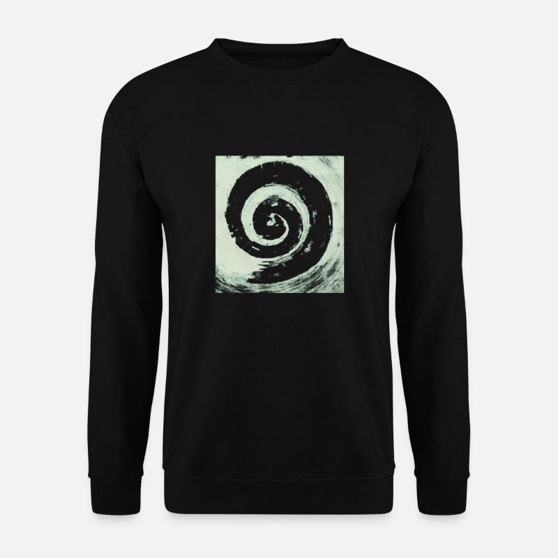 GRÜNE SPIRALE - Unisex Pullover - Schwarz