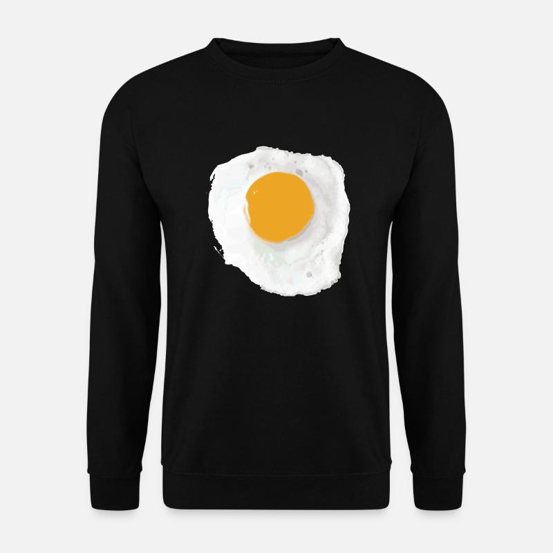 fried egg - Unisex Sweatshirt - black