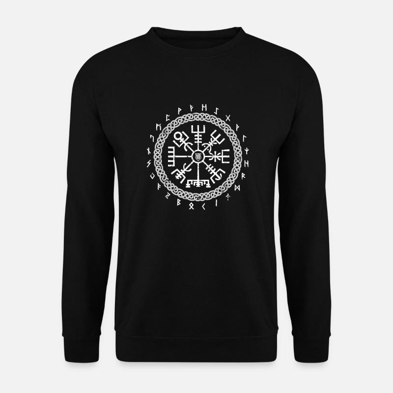 Wikinger Kompass Design - Unisex Pullover - Schwarz