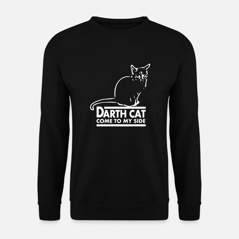 Darth Cat - Unisex Pullover - Schwarz