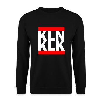 Köln Kalk Cologne - Unisex Pullover - Schwarz - Vorne - Alina (178cm) & Michal (187cm)