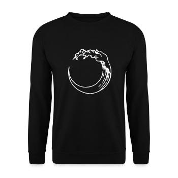 Agitez en cercle - Sweat-shirt Unisexe - noir - Devant - Alina (178cm) & Michal (187cm)