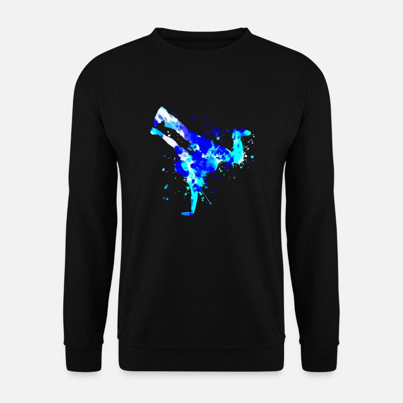 Breakdance Hip Hop Jungs Mädchen Hiphop Bboy Bre - Unisex Pullover - Schwarz