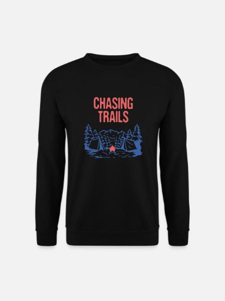 Chasing Trails Hiking Mountain Hiker Summit - Unisex Pullover - Schwarz