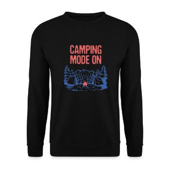 Mode Camping sur la faune Amoureux de la nature En plein air - Sweat-shirt Unisexe - noir - Devant - Alina (178cm) & Michal (187cm)