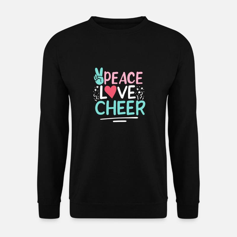 Frieden Liebe Jubel - Unisex Pullover - Schwarz