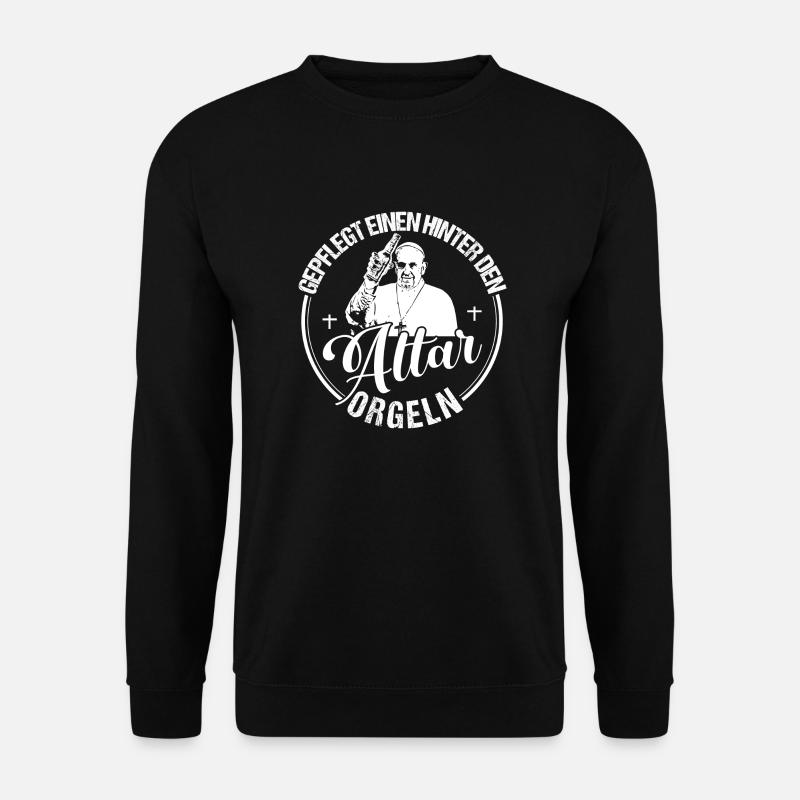 Party Papst - Unisex Pullover - Schwarz