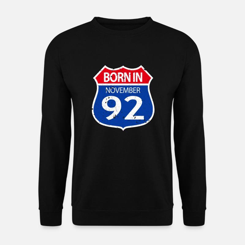 Born in November 1992 - Unisex Sweatshirt - black