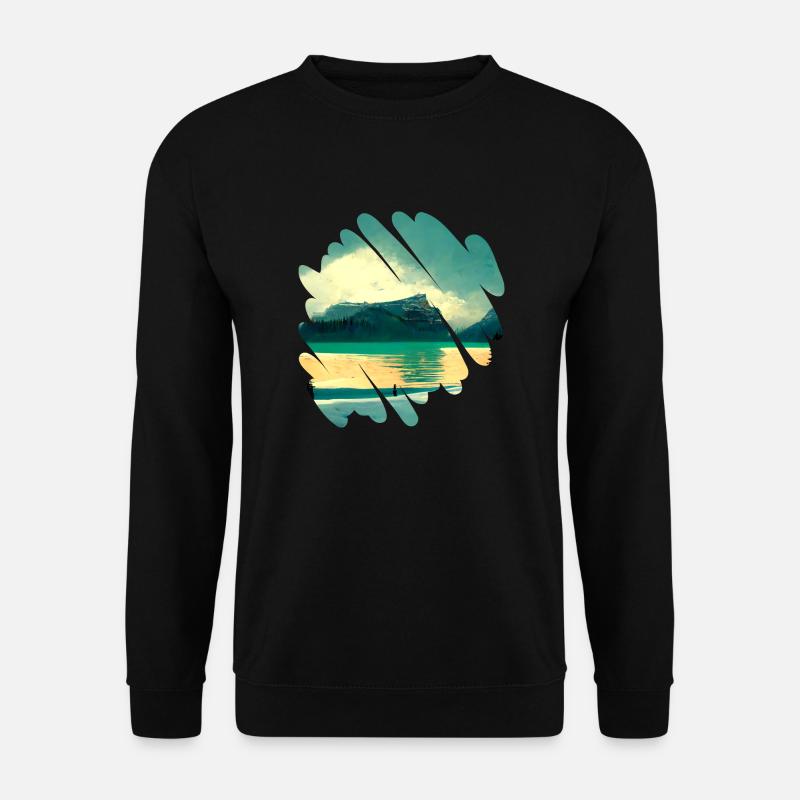 Beautiful nature, landscape - Unisex Sweatshirt - black