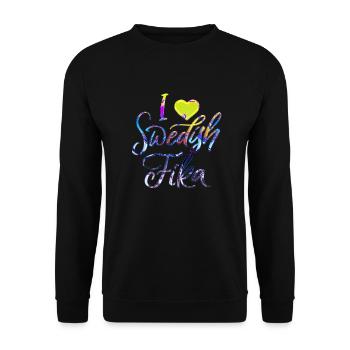 Suède Suède Viking Norden Scandinavie fika - Sweat-shirt Unisexe - noir - Devant - Alina (178cm) & Michal (187cm)