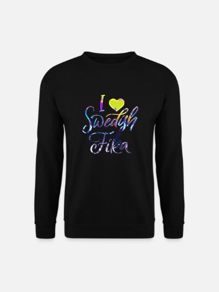 Sweden Sweden Viking Norden Scandinavia fika - Unisex Sweatshirt - black