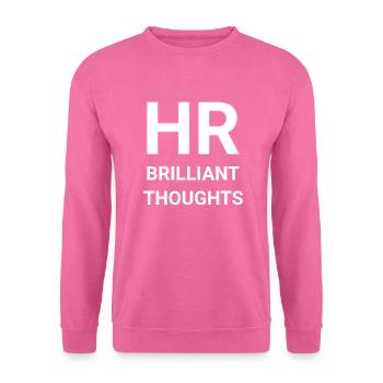 HR Brilliant Thoughts - Unisex Sweatshirt - pink - Front