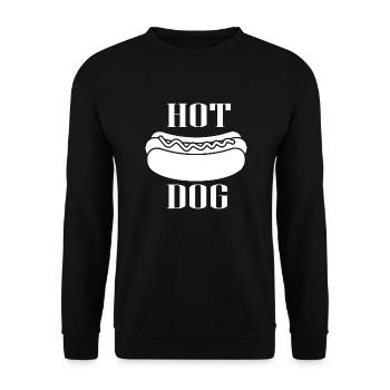 Hund Chien - Sweat-shirt Unisexe - noir - Devant - Alina (178cm) & Michal (187cm)