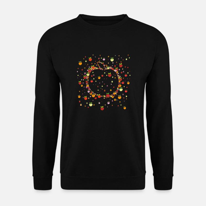 Modern apple Trendy illustration - Diversity - Unisex Sweatshirt - black