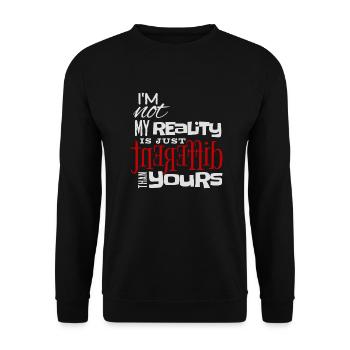 Different Reality Anders als Deine - Unisex Pullover - Schwarz - Vorne - Alina (178cm) & Michal (187cm)