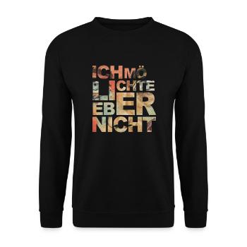 Bartleby der Schreiber - Ich möchte lieber nicht - Unisex Pullover - Schwarz - Vorne - Alina (178cm) & Michal (187cm)