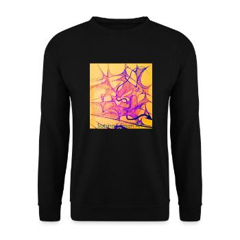 Sabino Lemon ART Tees - Unisex Pullover - Schwarz - Vorne - Alina (178cm) & Michal (187cm)