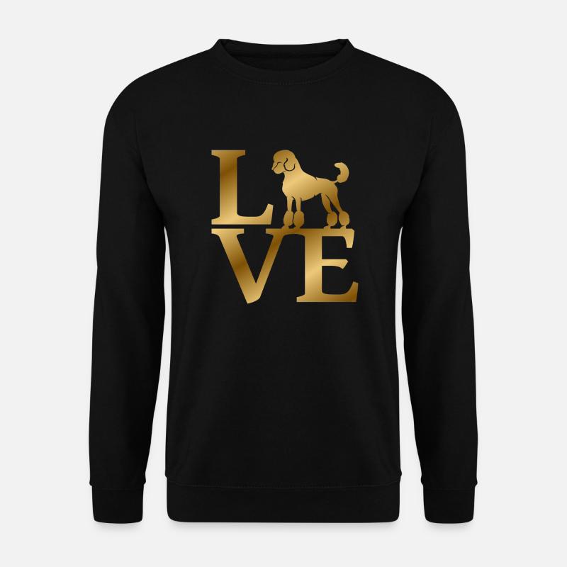 Love Poodle - Unisex Sweatshirt - black
