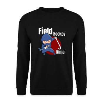 Goalkeeper Scoring Defender Player Field Hockey Ni - Unisex Pullover - Schwarz - Vorne - Alina (178cm) & Michal (187cm)