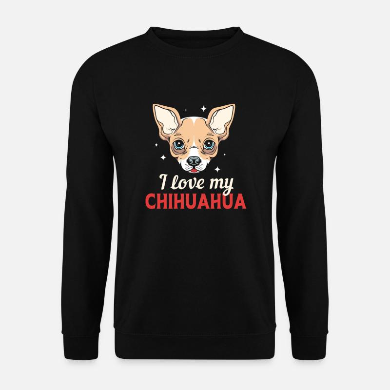 Chihuahua - Unisex Pullover - Schwarz