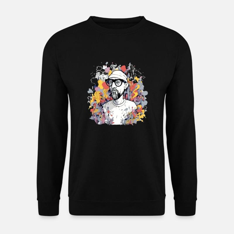 Markieren Sie den Maler - Unisex Pullover - Schwarz