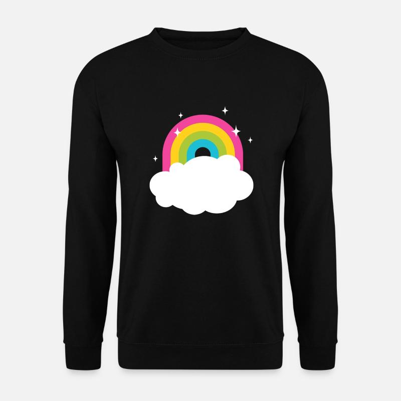 Rainbow In The Sky - Unisex Sweatshirt - black