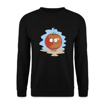 Tomate - Sweat-shirt Unisexe - noir - Devant - Alina (178cm) & Michal (187cm)