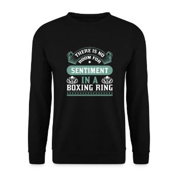 Boxing Threads 16 - Unisex Pullover - Schwarz - Vorne - Alina (178cm) & Michal (187cm)