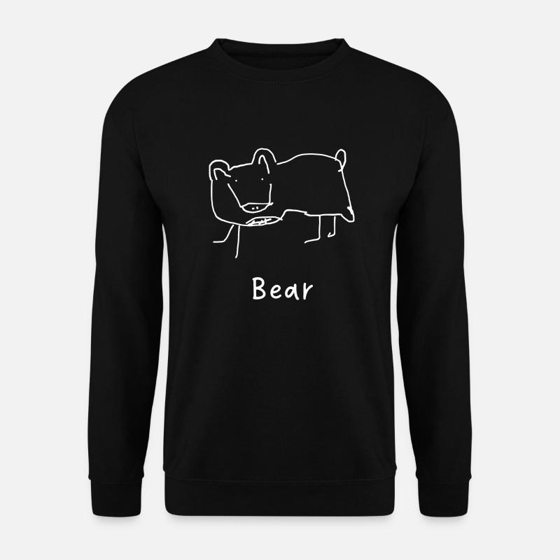 Bär - Unisex Pullover - Schwarz