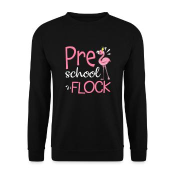 Troupeau préscolaire Flamingo Retour à l’école - Sweat-shirt Unisexe - noir - Devant - Alina (178cm) & Michal (187cm)