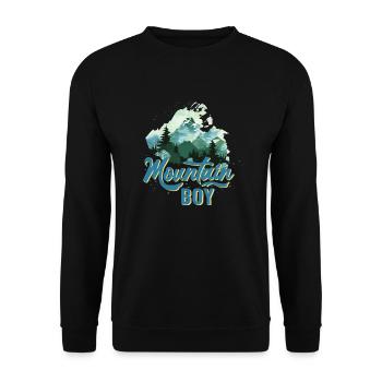 Garçon de montagne coloré - Sweat-shirt Unisexe - noir - Devant - Alina (178cm) & Michal (187cm)
