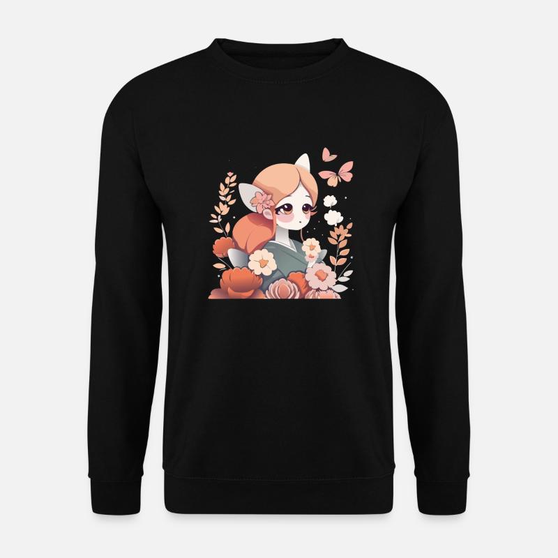 Fee Kawaii - Unisex Pullover - Schwarz
