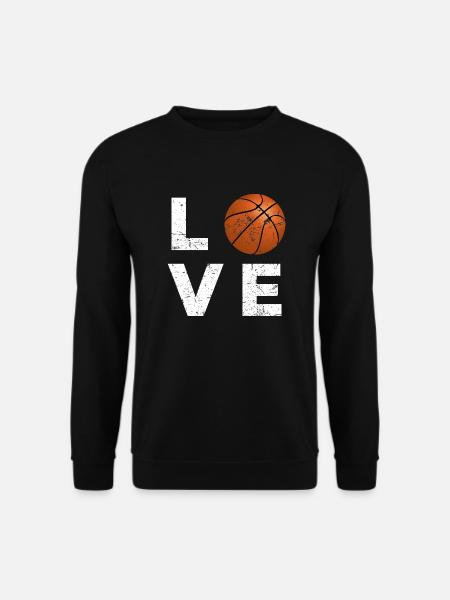 Basketball-Liebe - Unisex Pullover - Schwarz