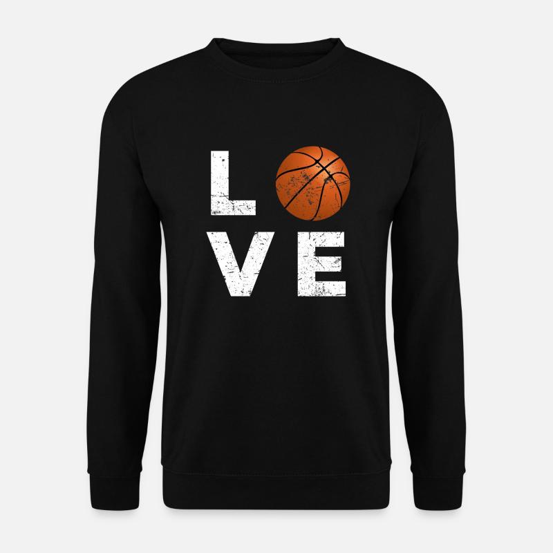 Basketball-Liebe - Unisex Pullover - Schwarz