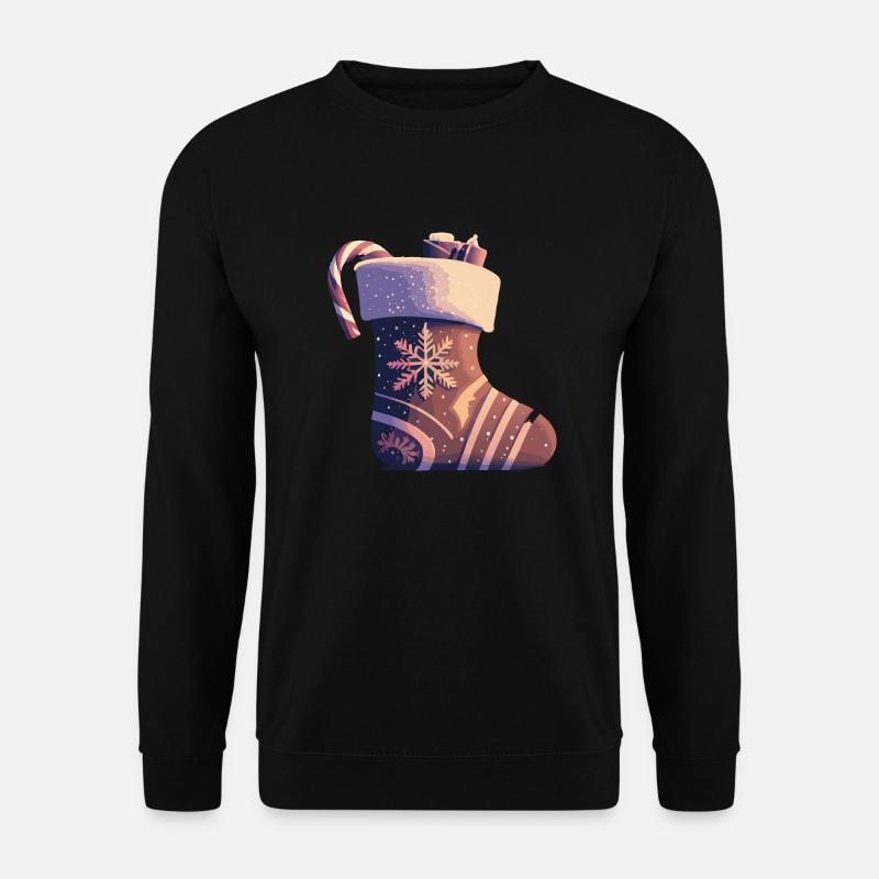 Bas de Noël - Sweat-shirt Unisexe - noir