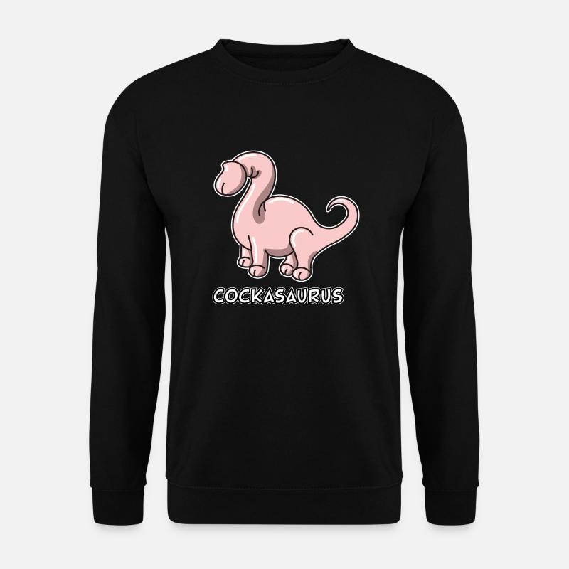 pénis dino cockasaurus penisaurus dickosaurus - Sweat-shirt Unisexe - noir