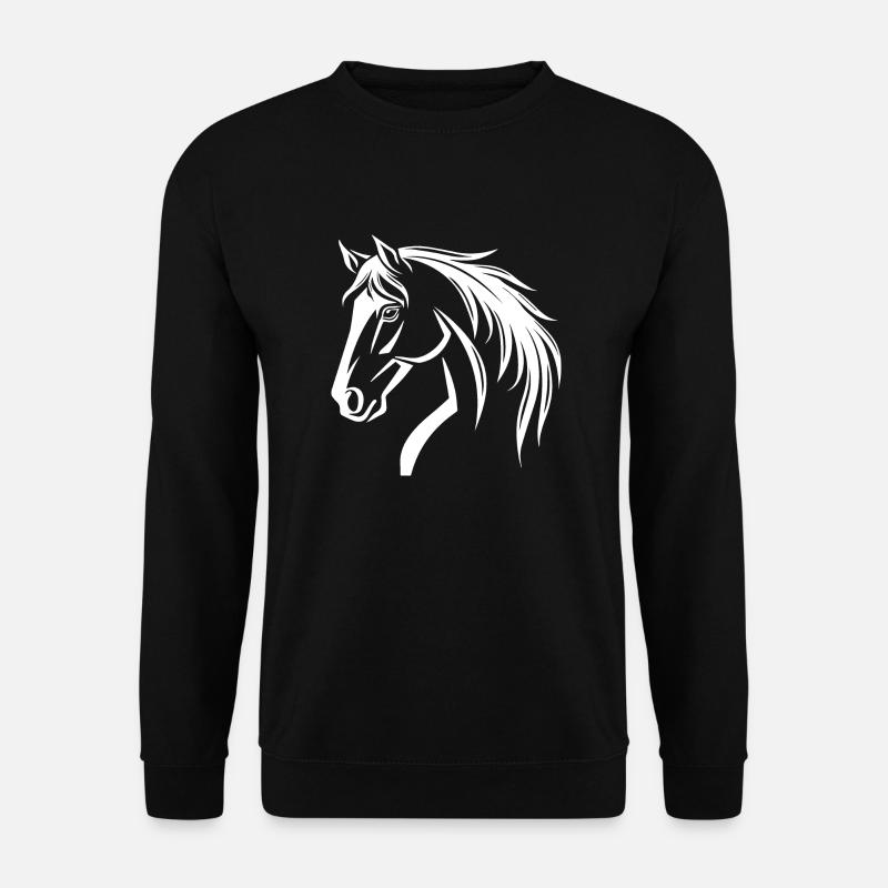Horse - Unisex Sweatshirt - black