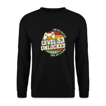 Vintage Né(e) un mois de 1971 anniversaire - Sweat-shirt Unisexe - noir - Devant - Alina (178cm) & Michal (187cm)