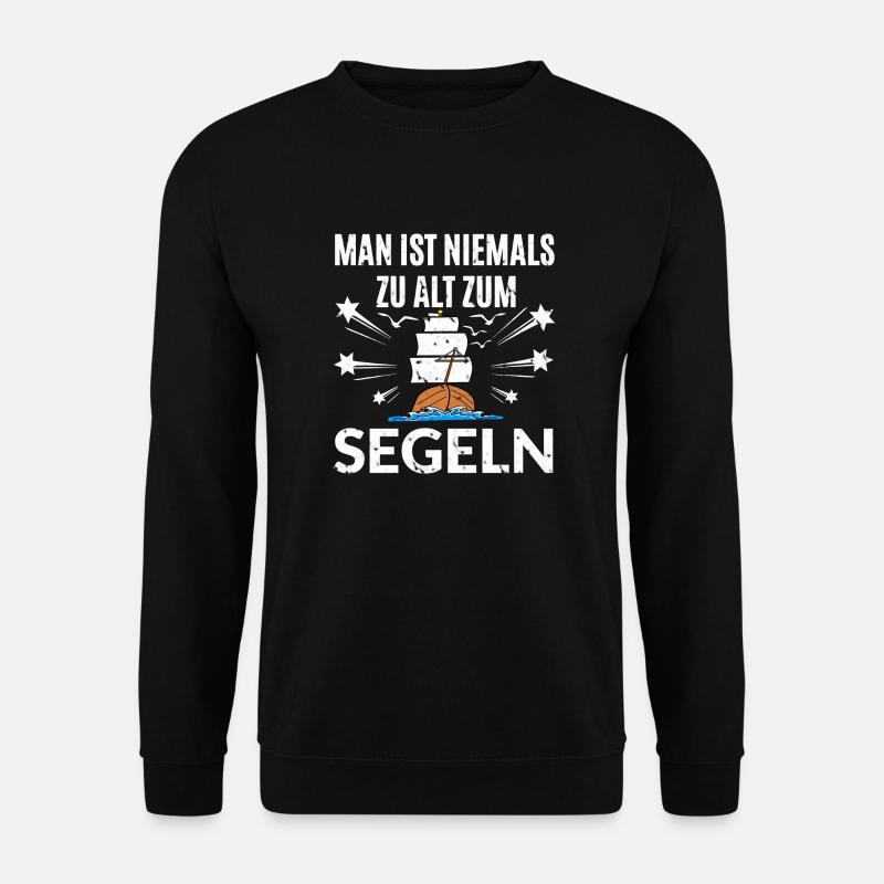 Segeln Segler - Unisex Pullover - Schwarz