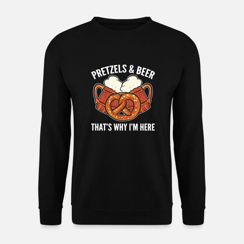 Brezel - Unisex Pullover - Schwarz