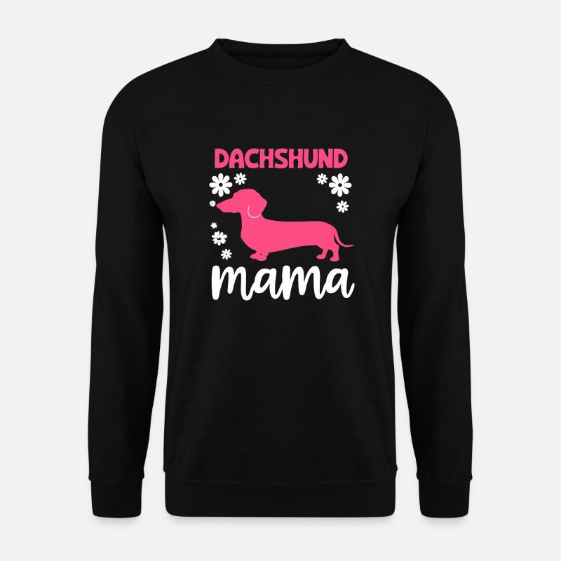 Dackel Hund - Unisex Pullover - Schwarz