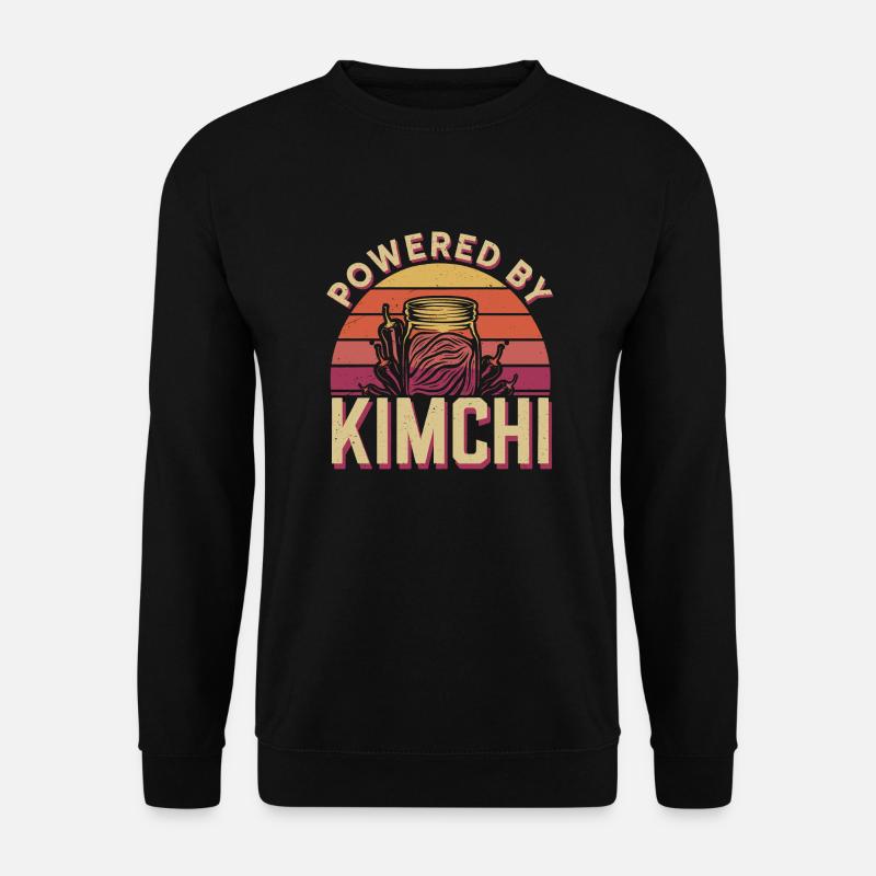 Liebe für Kimchi und Geschmack - Unisex Pullover - Schwarz