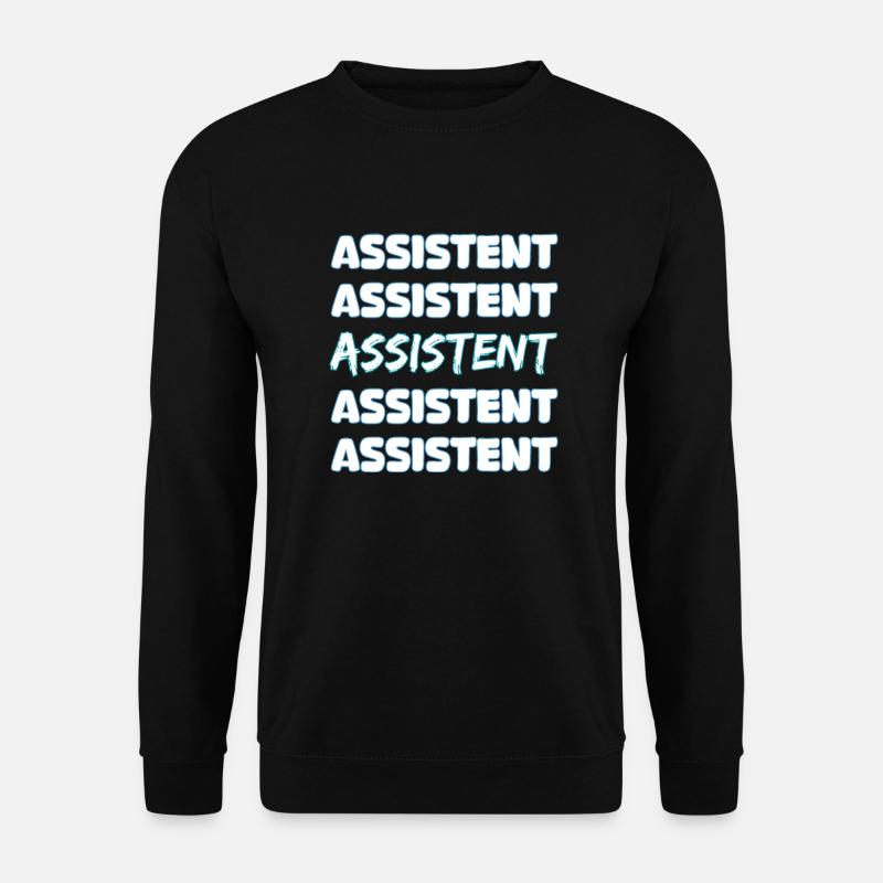 Assistent als Job - Unisex Pullover - Schwarz