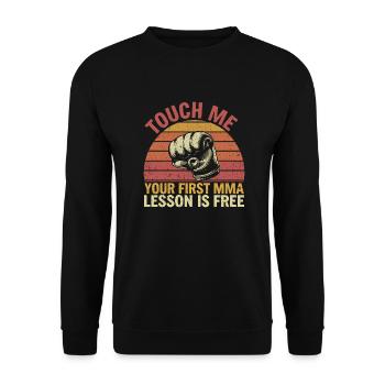 Mode de vie MMA pour les combattants - Sweat-shirt Unisexe - noir - Devant - Alina (178cm) & Michal (187cm)