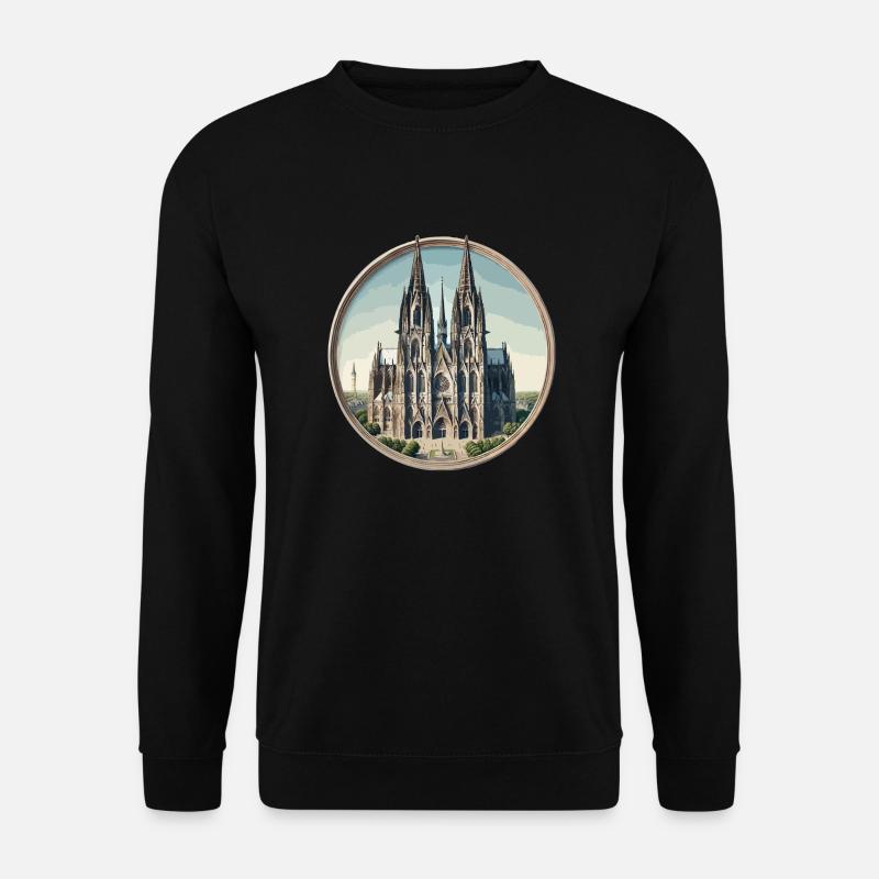 Cathédrale de Cologne - Sweat-shirt Unisexe - noir