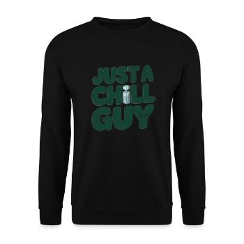 Paroles de Just a Chill Guys - Sweat-shirt Unisexe - noir - Devant - Alina (178cm) & Michal (187cm)