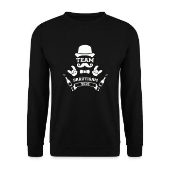 Équipe Groom 2025 - Sweat-shirt Unisexe - noir - Devant - Alina (178cm) & Michal (187cm)