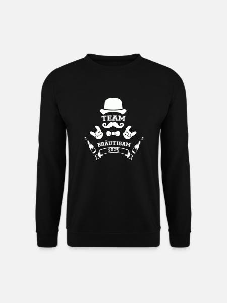 team bräutigam 2025 - Unisex Pullover - Schwarz