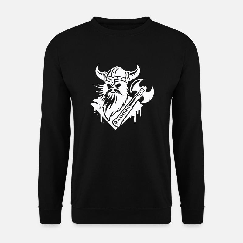 wikinger krieger - Unisex Pullover - Schwarz