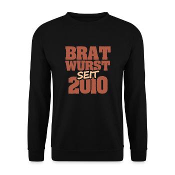 2010 - Unisex Sweatshirt - black - Front - Alina (178cm) & Michal (187cm)